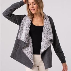 Thread & Supply Waterfall Sherpa Cardigan